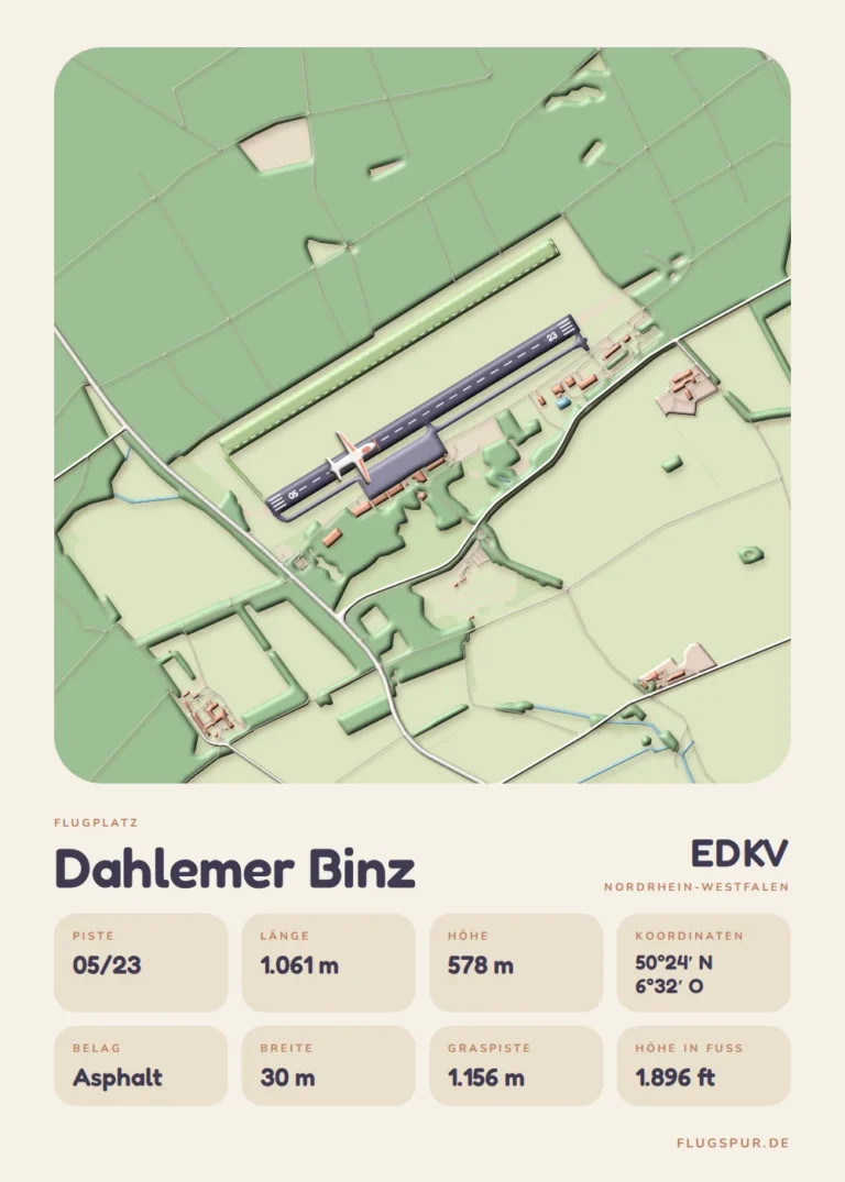 Poster Dahlemer Binz im Stil Clay