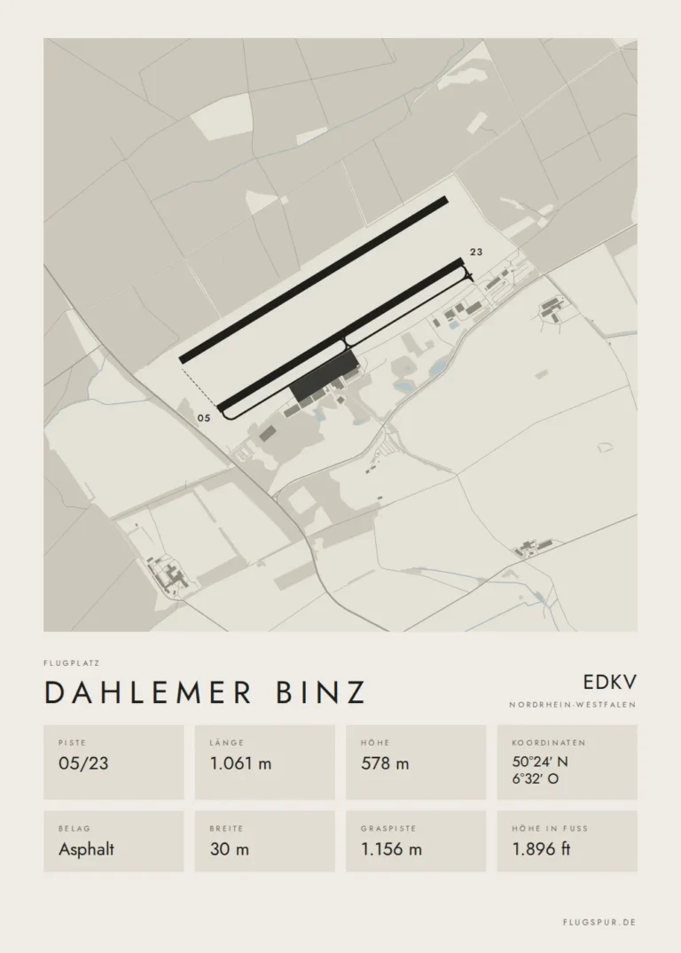 Poster Dahlemer Binz im Stil Minimal