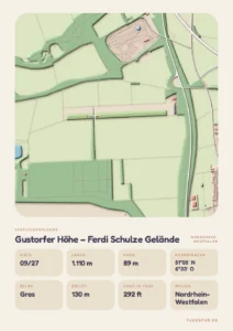 Poster Segelfluggelände Gustorfer Höhe – Ferdi Schulze Gelände