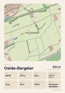Poster Flugplatz Oelde-Bergeler (EDLU)