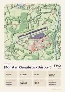 Poster Flughafen Münster/Osnabrück (FMO/EDDG)