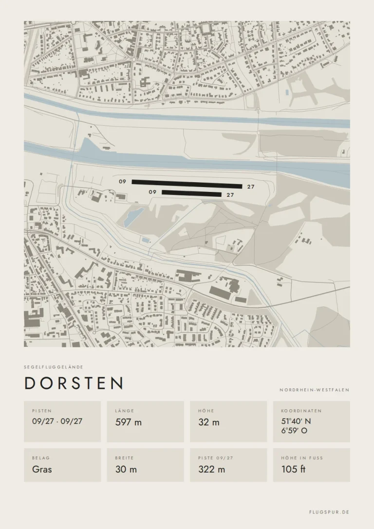 Poster Dorsten im Stil Minimal