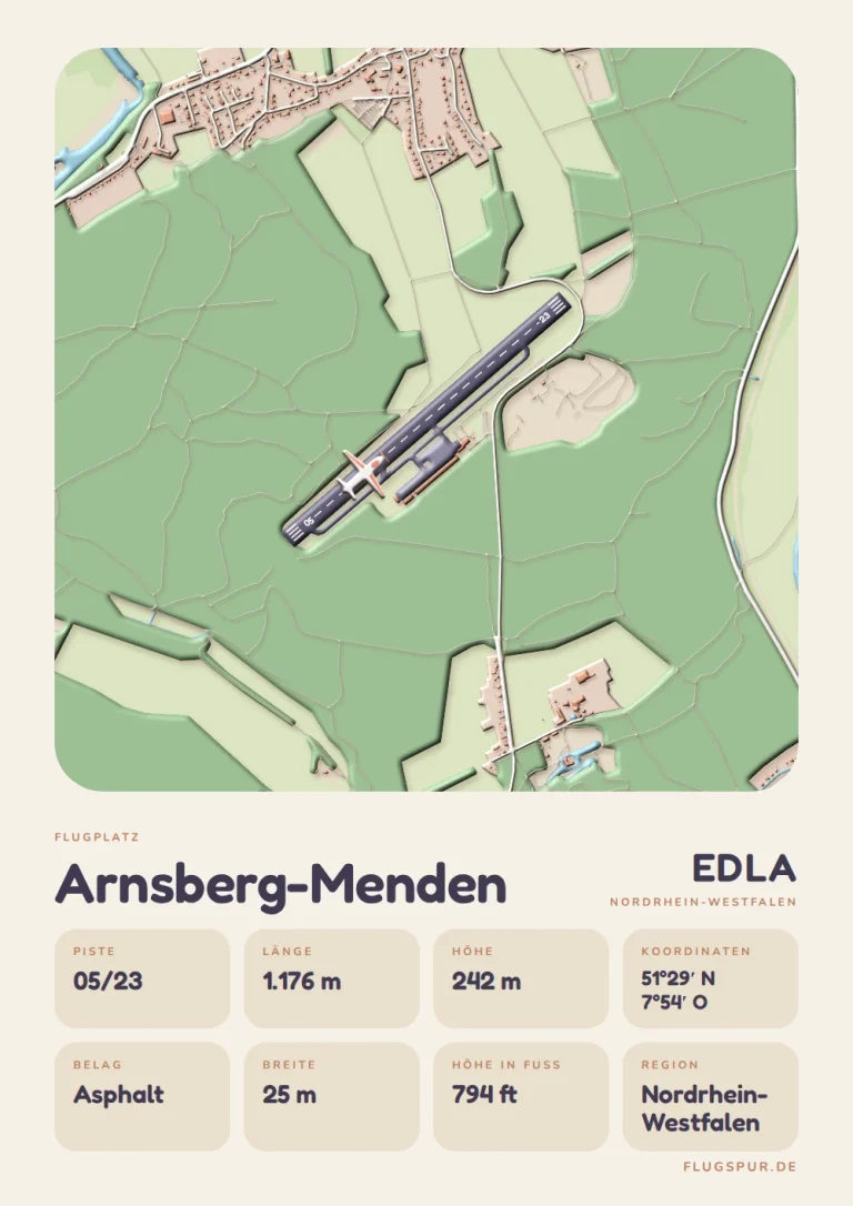 Poster Arnsberg-Menden im Stil Clay