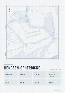 Poster Hengsen-Opherdicke im Stil Technical hell