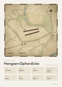 Poster Hengsen-Opherdicke im Stil Vintage