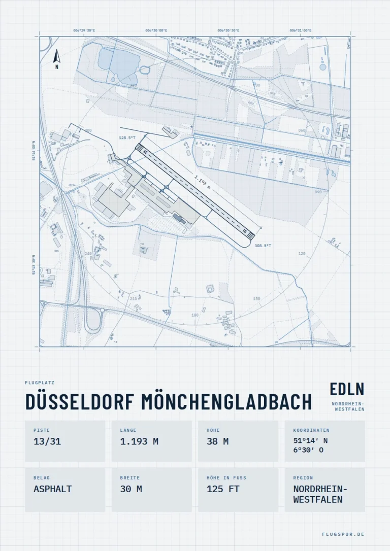 Poster Düsseldorf Mönchengladbach im Stil Technical hell