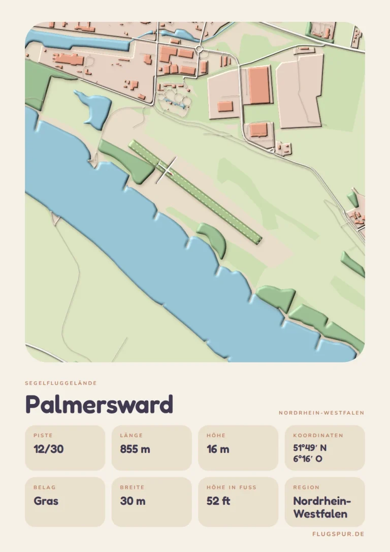 Poster Palmersward im Stil Clay