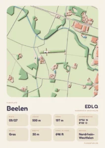Poster Flugplatz Beelen (EDLQ)