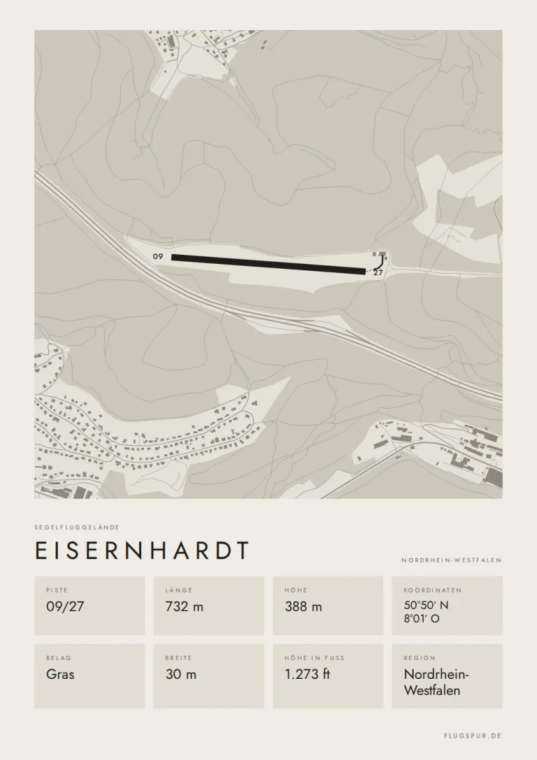 Poster Eisernhardt im Stil Minimal