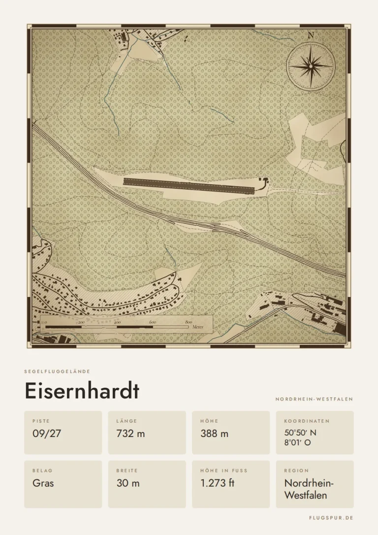 Poster Eisernhardt im Stil Vintage