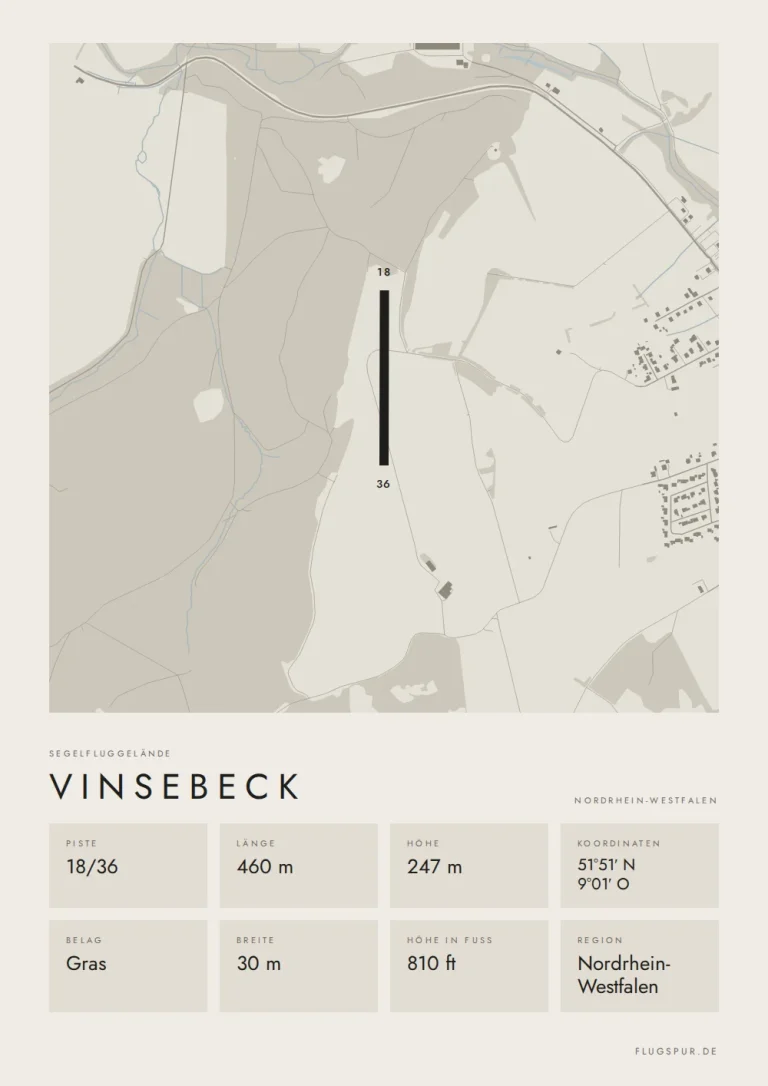Poster Vinsebeck im Stil Minimal