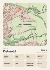Poster Flugplatz Detmold (EDLJ)