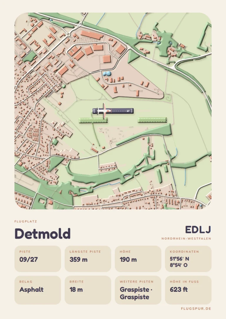 Poster Detmold im Stil Clay