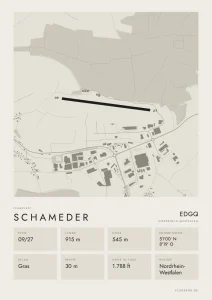 Poster Schameder im Stil Minimal