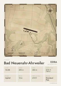 Poster Bad Neuenahr-Ahrweiler im Stil Vintage