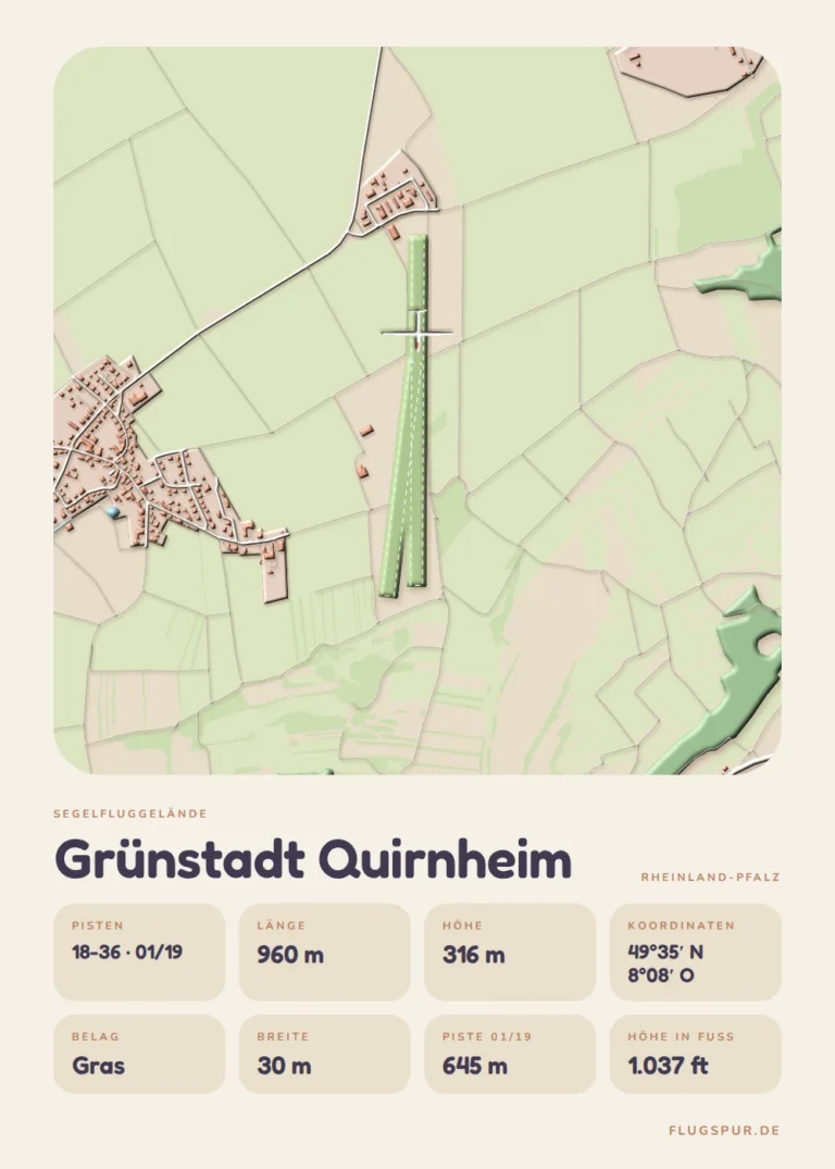 Poster Grünstadt Quirnheim im Stil Clay