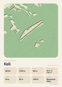 Poster Kell im Stil Clay