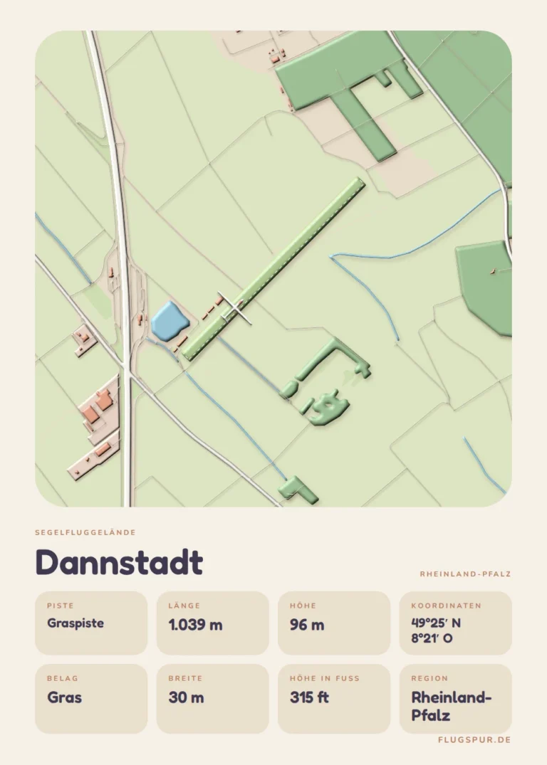 Poster Dannstadt im Stil Clay