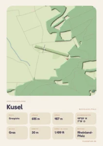 Poster Kusel im Stil Clay