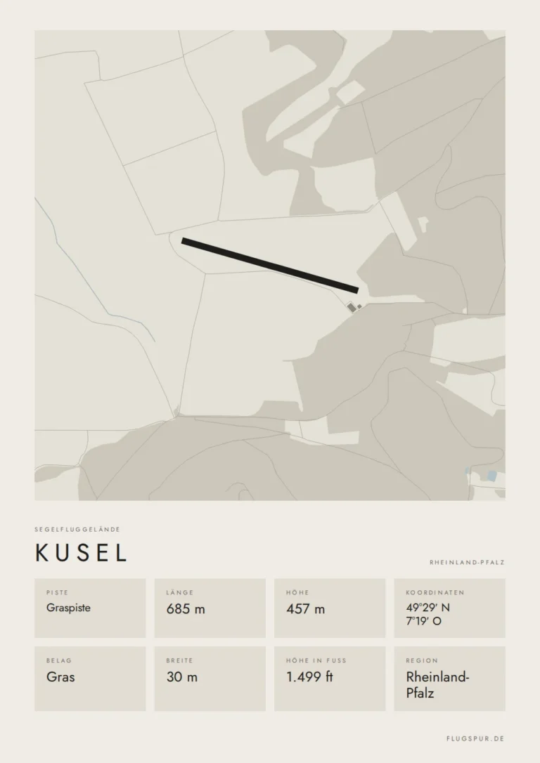 Poster Kusel im Stil Minimal