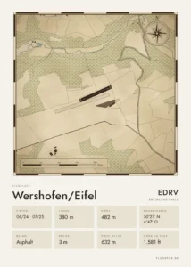 Poster Wershofen/Eifel im Stil Vintage