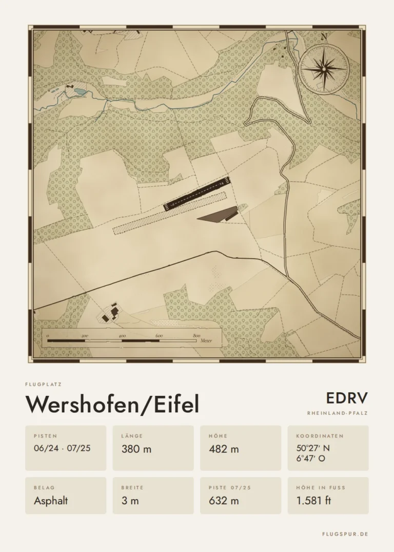Poster Wershofen/Eifel im Stil Vintage