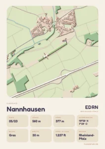 Poster Flugplatz Nannhausen (EDRN)