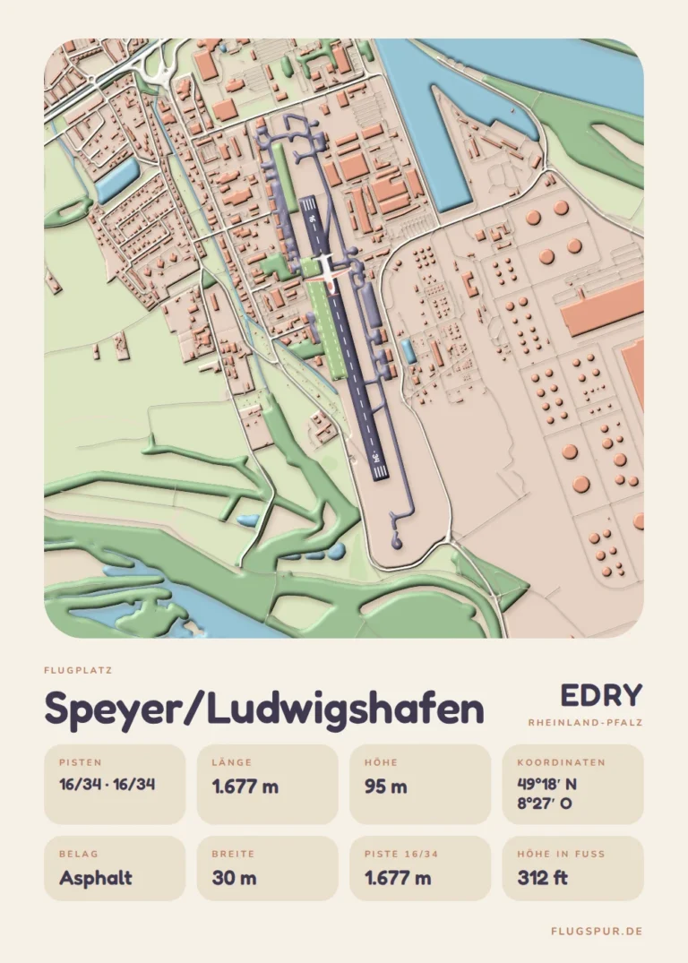 Poster Speyer/Ludwigshafen im Stil Clay