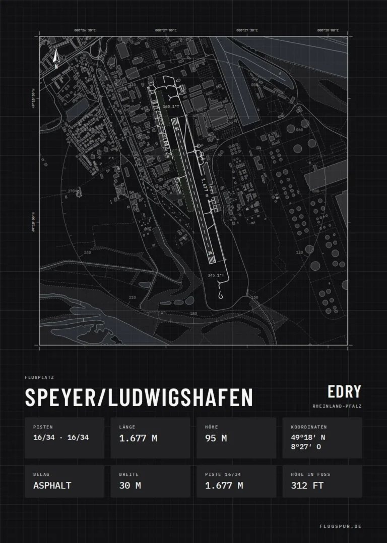 Poster Speyer/Ludwigshafen im Stil Technical schwarz
