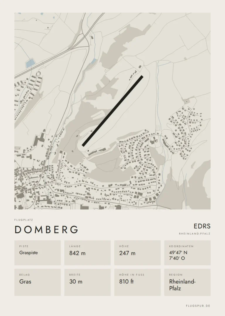 Poster Domberg im Stil Minimal