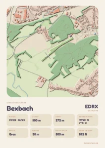 Poster Segelfluggelände Bexbach (EDRX)