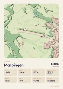 Poster Flugplatz Marpingen (EDRC)