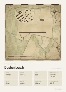 Poster Eudenbach im Stil Vintage