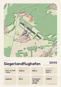 Poster Siegerlandflughafen