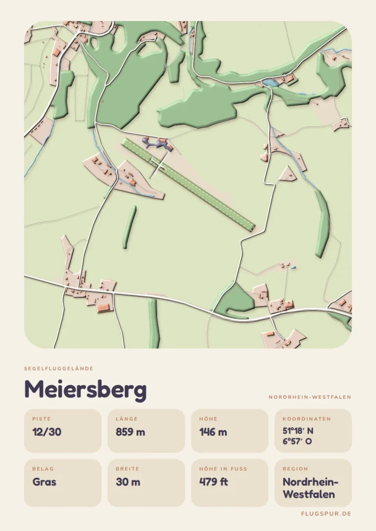 Poster Meiersberg im Stil Clay