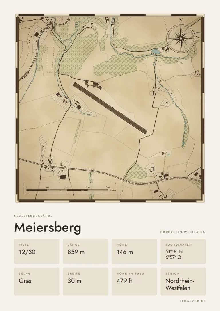 Poster Meiersberg im Stil Vintage