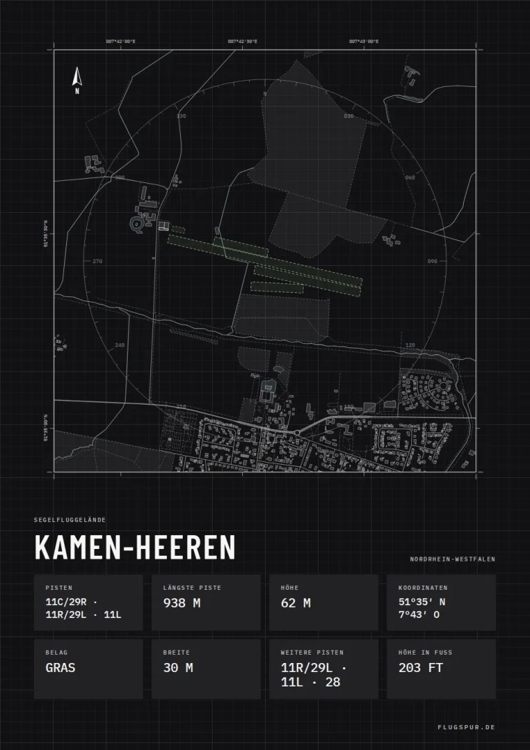 Poster Kamen-Heeren im Stil Technical schwarz