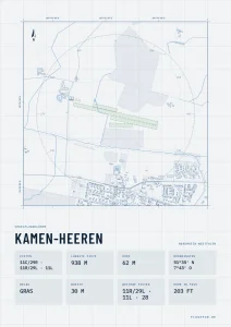 Poster Kamen-Heeren im Stil Technical hell